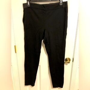 Talbots plus black leggings. Size 2X. Elastic waistband. Never worn